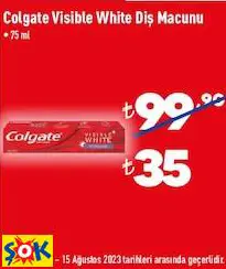 COLGATE VİSİBLE WHİTE DİŞ MACUNU COLGATE VİSİBLE WHİTE DİŞ MACUNU
